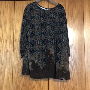 Susan Graver liquid knit top